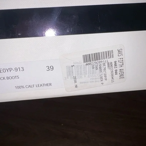 ICONIC Givenchy Shark Lock Boots Tan Leather Size 39 Discontinued Worn Once - Picture 12 of 13